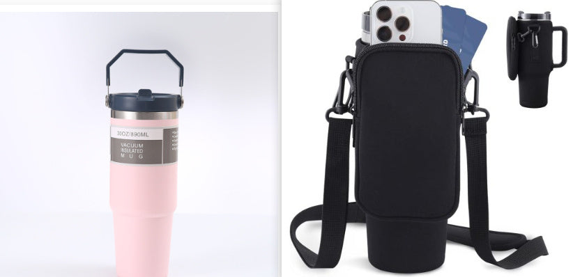 Stainless Steel Car Cup Water Bottle