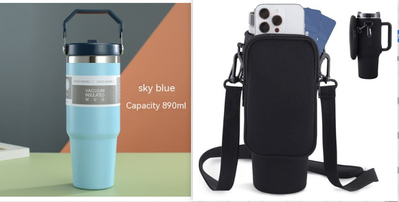 Stainless Steel Car Cup Water Bottle