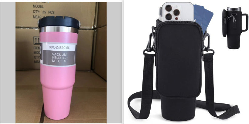 Stainless Steel Car Cup Water Bottle